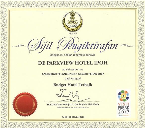 De Parkview Hotel Ипох Экстерьер фото